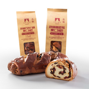 秋林果仁列巴面包 蔓越莓果仁列巴面包巧克力果仁列巴面包 组合装
