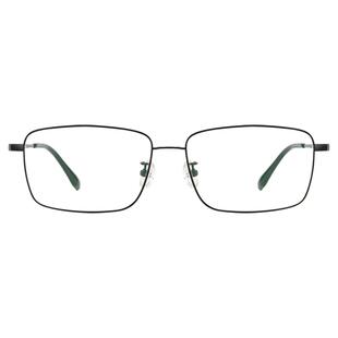 明月京野近视眼镜男可配度数超轻钛架框眼镜框近视镜男款56086