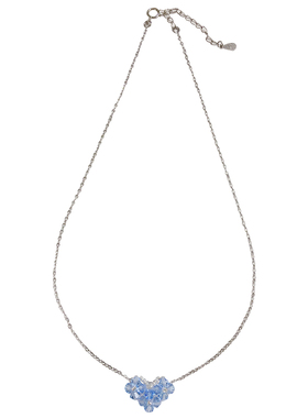 sanni梦幻彩虹糖果色心形水晶