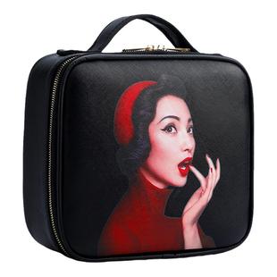 纹绣化妆包化妆师专用跟妆化妆箱PU大容量超火ins医美专业工具箱