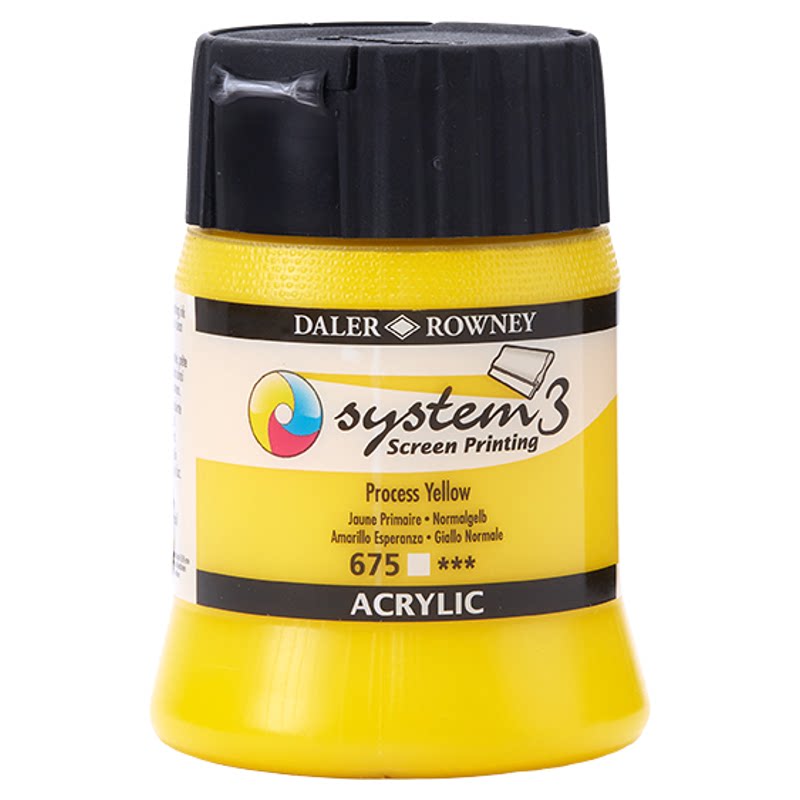 英国进口达拉罗尼乔琴丙烯3 system3丝网印版画丙烯颜料250ml