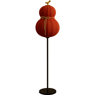 落地灯客厅沙发旁边高级感创意中古风灯具茶几卧室床头立式氛围灯