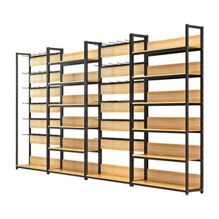 货架展示架超市便利店小卖部化妆品文具店酒水饮料多层挂钩陈列架