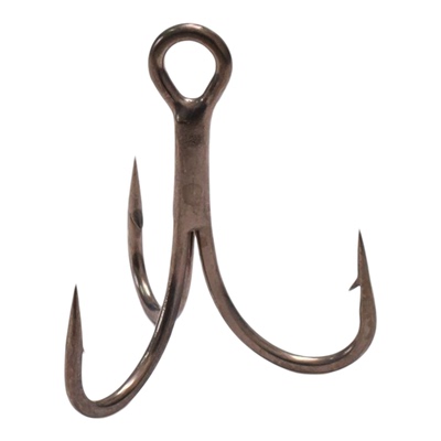 6066加强三本钩黑镍涂层鱼钩