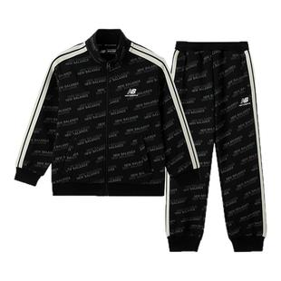 New Balance nb童装儿童男女秋季logo印花外套长裤套装ND2VF3Z023