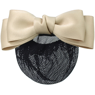 头花2025年新款女职业发网护士银行盘头发头饰发饰工作网兜高级感