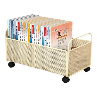 桌下书立落地移动置物架立架