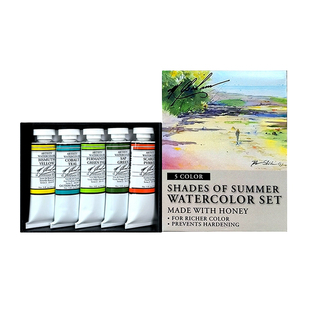 美国MG 格雷姆艺术家水彩水粉颜料5色10色组合套装大师级15ML/管