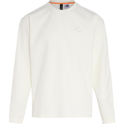 阿迪达斯卫衣男华夫格运动套头衫