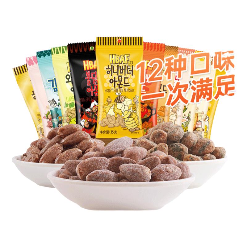 韩国原装进口芭蜂蜜蜂黄油扁桃仁
