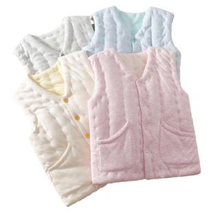 大人纯棉花手工冬季马甲成人居家加厚保暖内外穿背心马夹女士坎肩