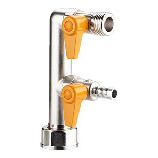 全铜加厚燃气阀三通阀门4分天然气开关活接球阀燃气表接头F煤气阀