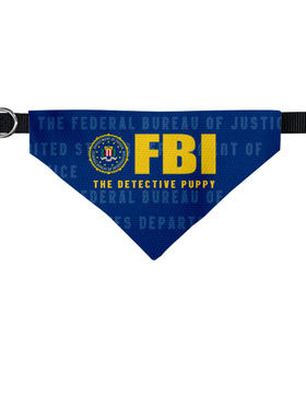 FBI情报局探员特工宠物口水巾