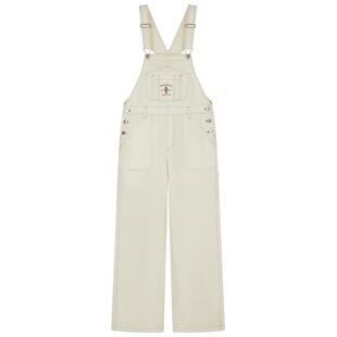 TeenieWeenie小熊奥莱简约牛仔背带裤女夏季女裤