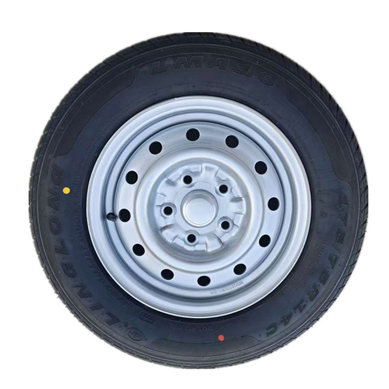 原装五菱荣光小卡5孔14寸轮毂钢圈总成轮胎175/70R14LT备胎总成