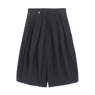 大耳象女童褶皱休闲裤2026春季新款宝儿纯棉宽松百搭灯笼长裤子