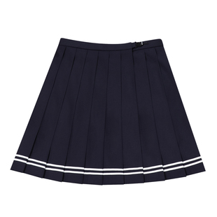 樱花家族jk制服一本二本襟线纯色百褶裙秋冬款学院风日系大小码女