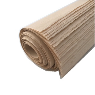 包邮纯竹浆嫩竹毛边纸半生熟48*78cm四尺六尺条屏书法画画练习纸