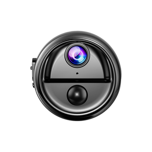 摄像头家用无线wifi可连手机远程室内免插电高清夜视门口猫眼监控