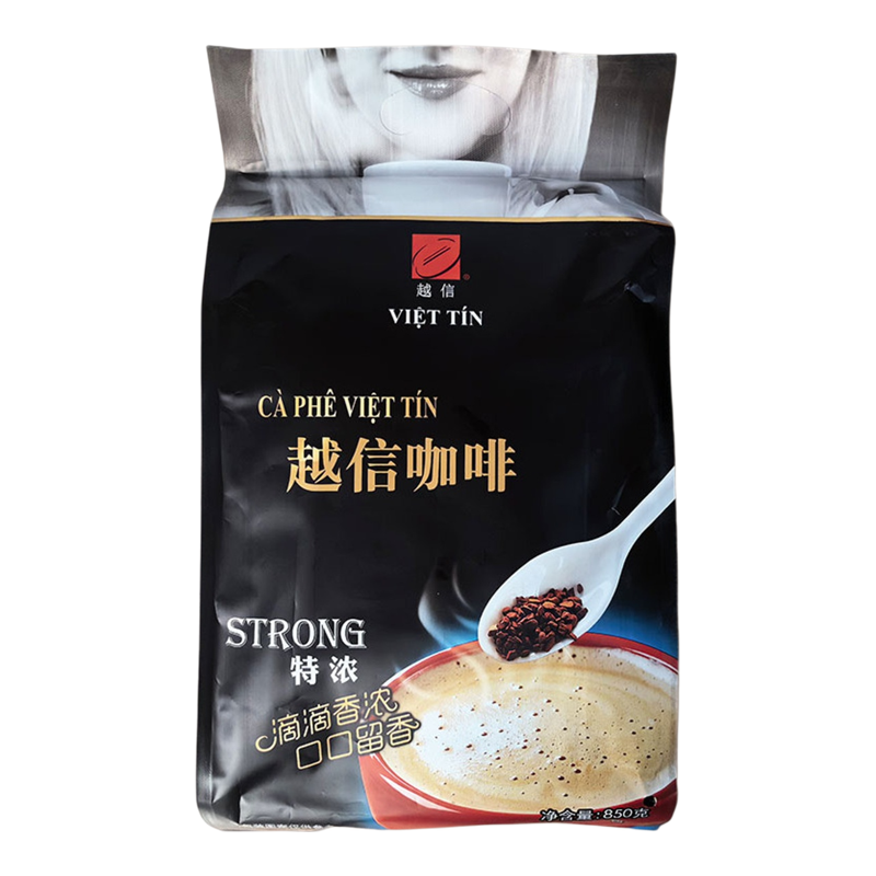 越南进口 越信咖啡50条装 3合1速溶咖啡 香浓大包办公室茶歇咖啡