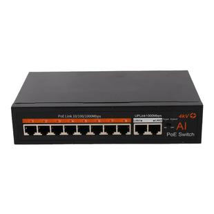 非标PoE交换机15v18v24v供电4口8口16口24口百兆千兆交换器网络摄像头监控专用适用楼宇可视对讲兼容海康大华