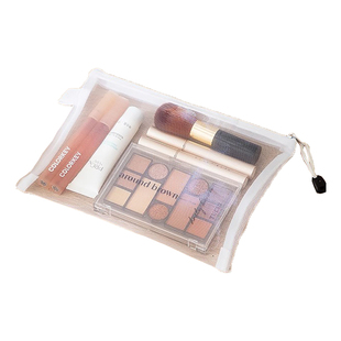 化妆包女便携外出收纳包出差旅行洗漱包大容量便携式小网纱收纳袋