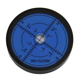 金属磁性圆盘水平泡6010水准仪15分水平气泡高精度便携式圆水准器