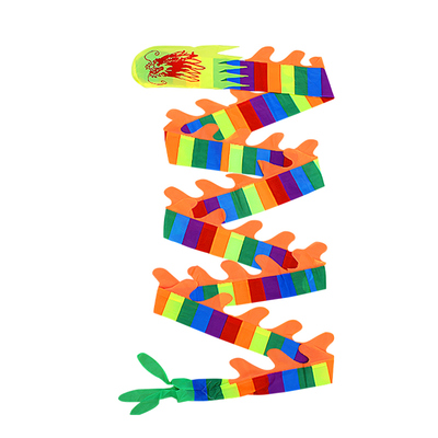 高杆舞龙彩带健身龙全套