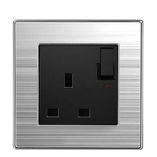 轻点开关插座led单开二三插五孔一位USB电视电脑自由组合套餐面板