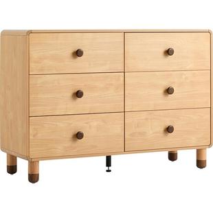 林氏儿童斗柜收纳柜五斗柜卧室柜子靠墙抽屉式六斗柜置物家居木业