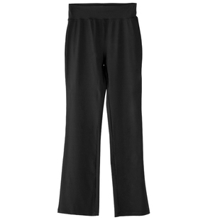 新款芭蕾舞蹈裤体操服女生成人艺考跳舞练功裤黑色九分喇叭形体裤