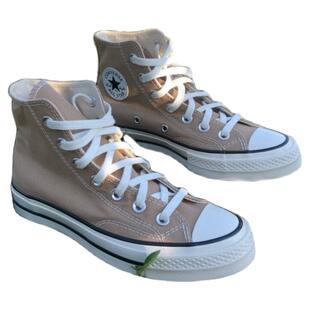 只卖真鞋匡威CONVERSE1970S新款奶茶卡其色高帮情侣帆布鞋168504C