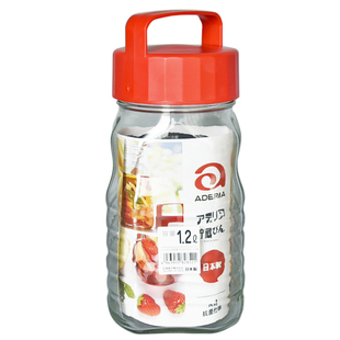 aderia泡酒瓶日本进口青梅酒瓶泡酒酵素泡菜密封罐玻璃瓶梅子酒罐
