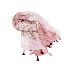 夏季新款民族风披肩复古盘扣防晒棉麻沙滩巾民族风拍照旅游罩衫女