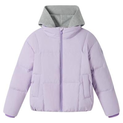 2025新款波司登儿童羽绒服男女童卫衣连帽保暖外套短款时尚休闲