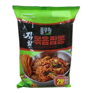 韩国Pulmuone猛火爆炒海鲜面（香辣）406.8G*1袋2人份特色风味