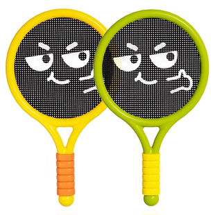 儿童弹弹球拍玩具2岁宝宝羽毛球拍网球户外室内运动球类亲子互动3