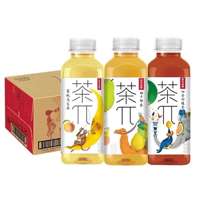 东方树叶茶派茶π茶兀茶饮料900ml*6瓶装多口味蜜桃乌龙茶果味茶