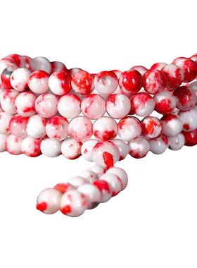 黔隆工艺朱砂精美自然手串鸡血石