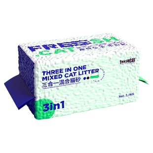 福瑞诗豆腐猫砂包邮吸水低尘混合猫沙5斤冲厕膨润土猫咪用品真空