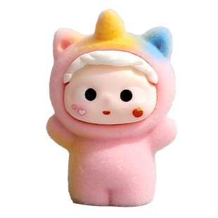 无聊了！摆几个可爱植绒宝宝电脑桌面小摆件治愈系解压工位装饰品