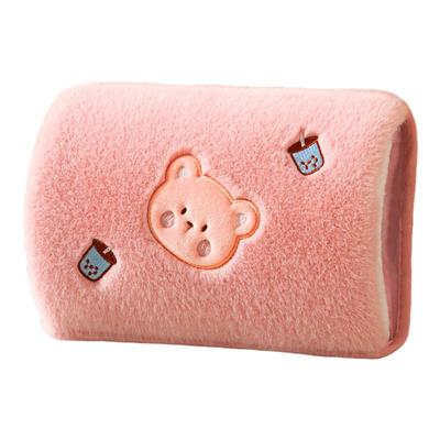 卡通毛绒女生用国标防爆电热水袋