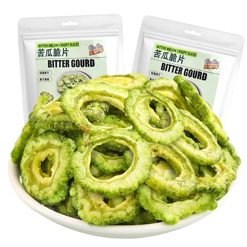 苦瓜脆片小零食【微苦回甘】