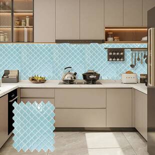 新品 3D Wall Tiles聚氨酯墙贴自粘墙纸贴拼接式墙面改造贴纸装饰