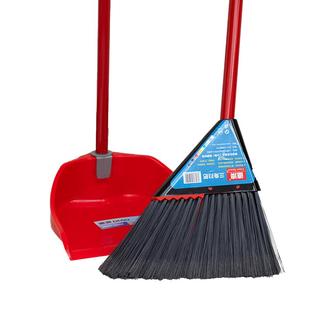 乔迁之喜三角魔力大扫把户外庭院开纤红扫把套装院子室内折叠簸箕