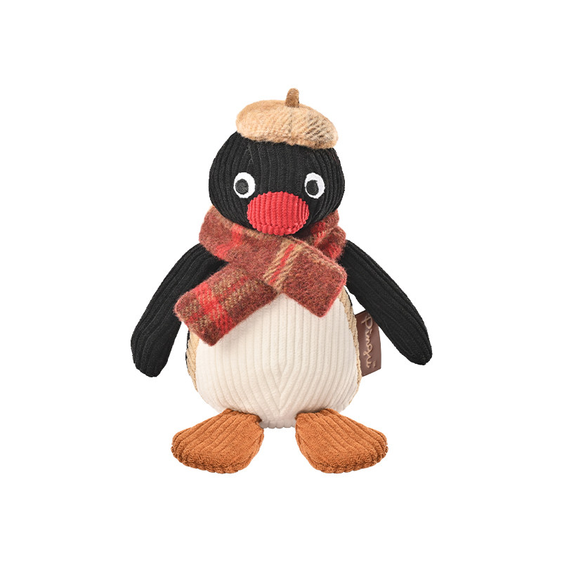 山莫pingu企鹅挂件45周年复古灯芯绒毛绒玩偶公仔送闺蜜女生礼物