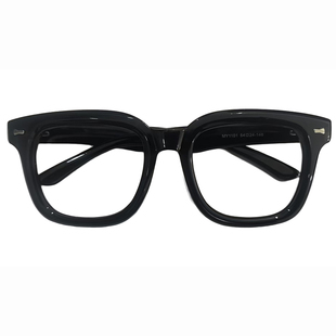 大脸眼镜男士近视超大框加宽160mm板材素颜黑框眼镜架女配近视镜