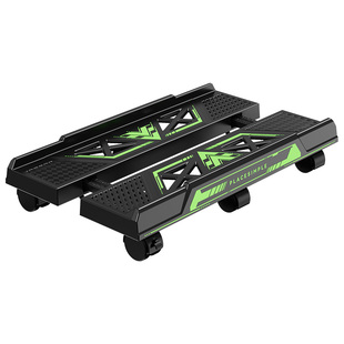 置简台式电脑主机托架移动机箱支架底座托盘桌下增高散热置物架子