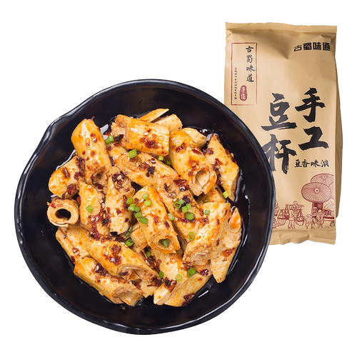 古蜀味道四川豆杆豆笋500g豆筋干货豆筋棍豆棒手工黄豆皮豆杆腐竹