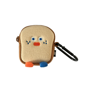 韩国romane可爱适用于苹果AirPods1/2/3代无线蓝牙耳机收纳包pro2防摔耳机保护套卡通造型丑萌三星buds通用